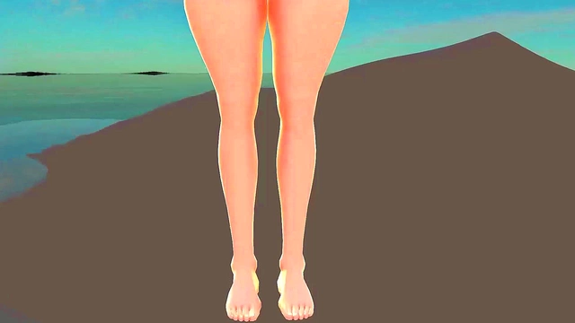 Honda Cocoa Anime Babe Introduces Herself Seductively in White Bikini