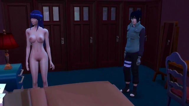 Hinata Cheats With Sasuke in Naruto Hentai – Cuckold Husband Discovers Hot Anal Sex