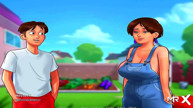 Exhausted Teen Gives Her Milk in Summertime Saga Anime Adventure