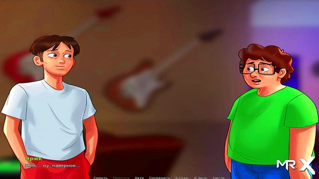 Exhausted Teen Gives Her Milk in Summertime Saga Anime Adventure