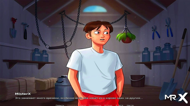 Exhausted Teen Gives Her Milk in Summertime Saga Anime Adventure