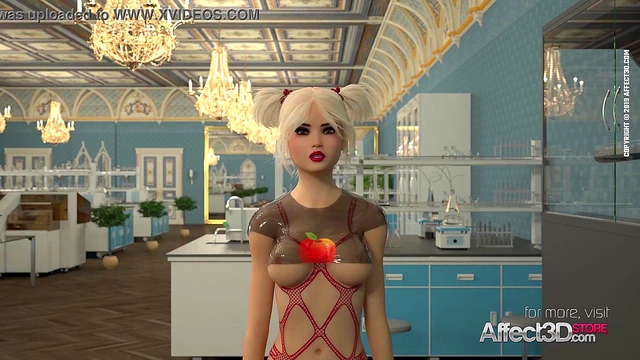 Blonde Futa Babe Gets Kinky in HD 3D Anime Hardcore Fantasy Session