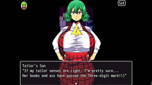 Naughty Tailor Yuka With Giant Tits Seduces in Hentai Game Episode 3