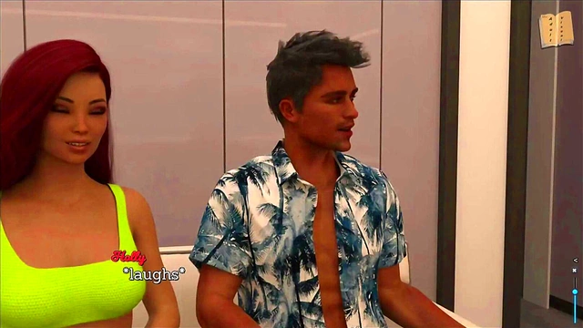 Hentai Cartoon Couple's Ecchi Leap Of Faith Game Walkthrough