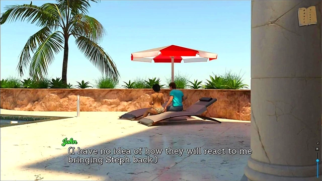 Hentai Cartoon Couple's Ecchi Leap Of Faith Game Walkthrough