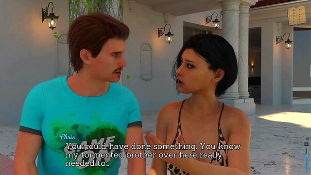 Hentai Cartoon Couple's Ecchi Leap Of Faith Game Walkthrough