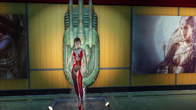 Sexy Brunette Shows Off Fallout 4 Fashion With 3D Hentai Action