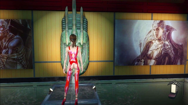 Sexy Brunette Shows Off Fallout 4 Fashion With 3D Hentai Action