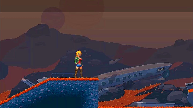 Sci-Fi Soldier Seduced by Alien With Big Tits in Rough Hentai Action