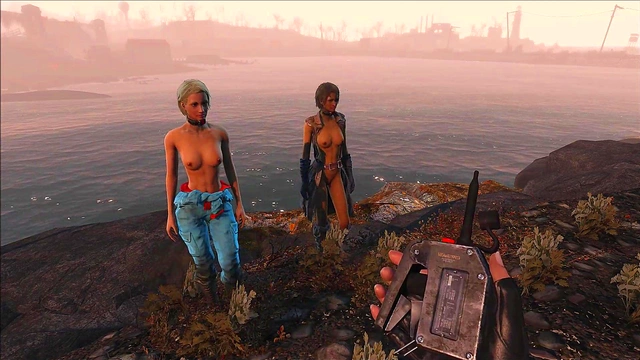 Hentai Anime SlaveGirl Bound and Fucked in Fallout 4 Style Prison Scene