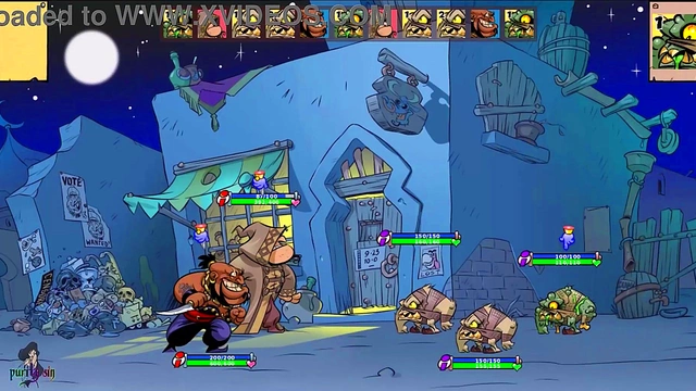 Blonde Princess Iris Fights Genies & Monsters for Hot Hentai Action