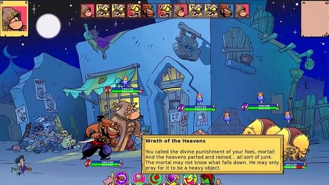 Blonde Princess Iris Fights Genies & Monsters for Hot Hentai Action