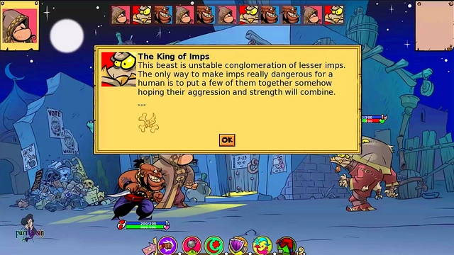 Blonde Princess Iris Fights Genies & Monsters for Hot Hentai Action