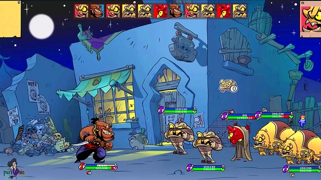 Blonde Princess Iris Fights Genies & Monsters for Hot Hentai Action