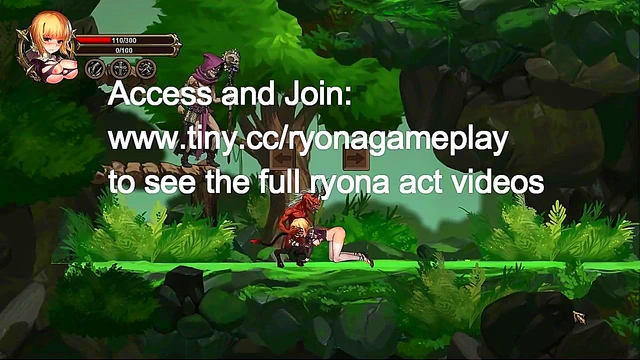 Cute Blonde Takes On Men & Monsters in Summon of Asmodeus Hentai Action Game