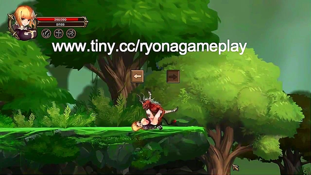 Cute Blonde Takes On Men & Monsters in Summon of Asmodeus Hentai Action Game