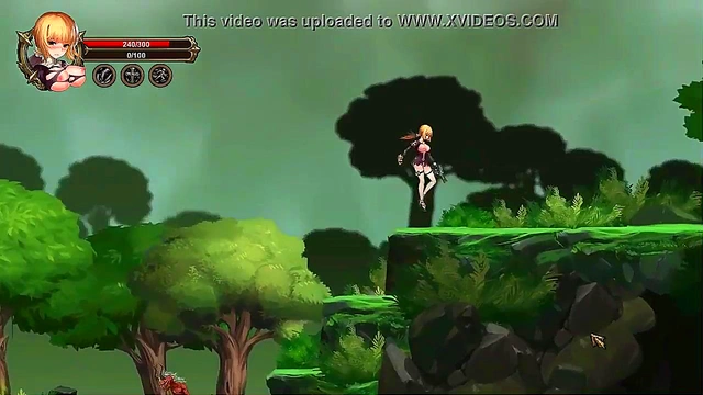 Cute Blonde Takes On Men & Monsters in Summon of Asmodeus Hentai Action Game