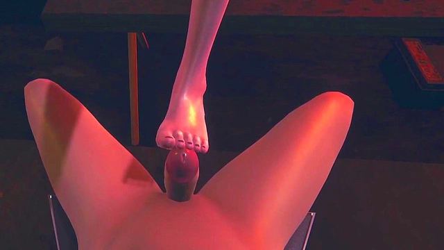 Jinx from League of Legends Gives Uncensored 3D Anime Footjob & Blowjob With POV Cumshot Creampie