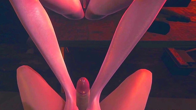 Jinx from League of Legends Gives Uncensored 3D Anime Footjob & Blowjob With POV Cumshot Creampie