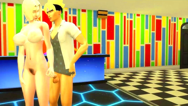 Boruto Fucks Best Friend Hinata Hardcore in Wild Anime Anal Session