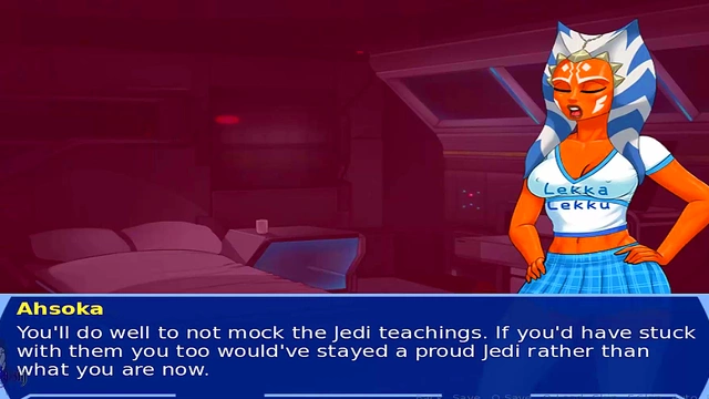 Hentai Slave Ahsoka Torn Between Jedi Master & Sith Lord for Orgasms