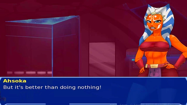 Hentai Slave Ahsoka Torn Between Jedi Master & Sith Lord for Orgasms