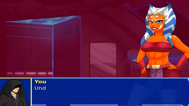 Hentai Slave Ahsoka Torn Between Jedi Master & Sith Lord for Orgasms