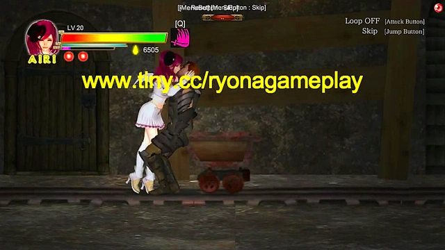 Pretty Airi Hentai Girl Seduces Mine Man for Sexy Gameplay Action