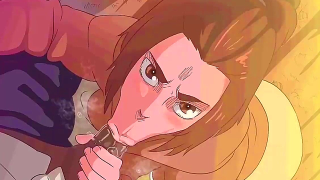 Gabi Braun from SnK Gives Intense Anime Blowjob To Eren Jaeger