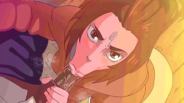 Gabi Braun from SnK Gives Intense Anime Blowjob To Eren Jaeger