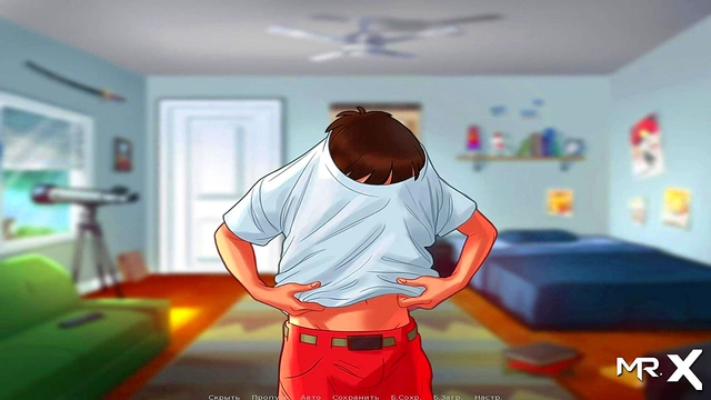 Hugging Babe in Pajamas – Summertime Saga Anime Lets Play