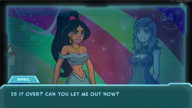 Hermione & April O'Neil Get Milked By TMNT in Akabur's Anime Porn Game Adventure