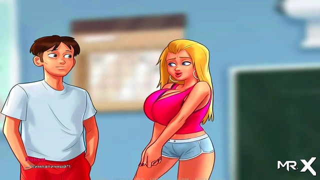 Teen Teacher Tempts With Tit Teasing In Summertime Saga Anime