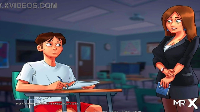 Teen Teacher Tempts With Tit Teasing In Summertime Saga Anime