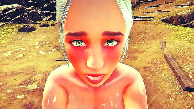 Big-Dicked Hero Fucks Daenerys from Game of Thrones for Peace in Anime Hardcore Action