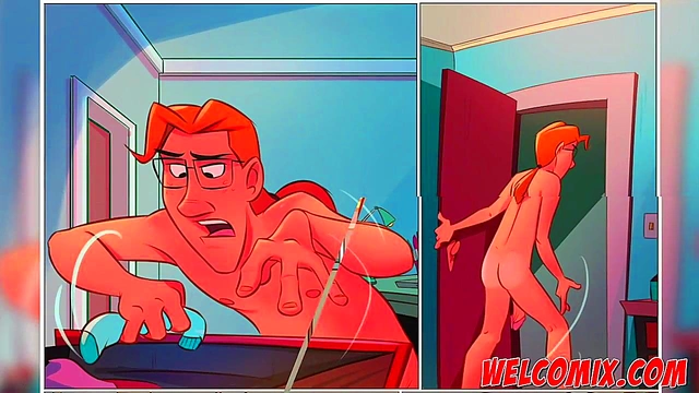 Naughty Laundry Room Fun – Sweaty Anime Couple Gets Steamy With Wild Sex