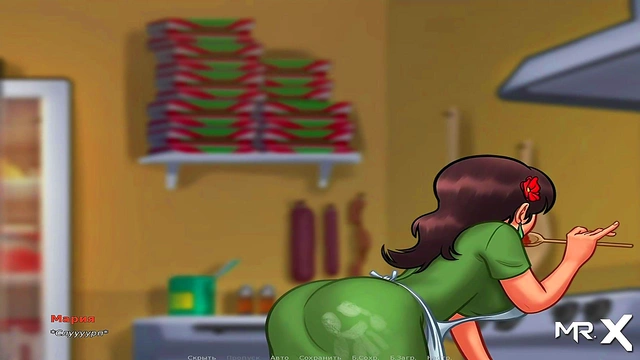 Teen Anime Girls Share Steamy Summer Shower Together