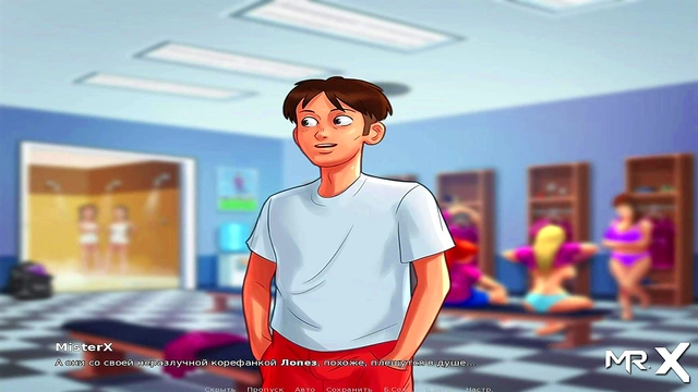 Teen Anime Girls Share Steamy Summer Shower Together