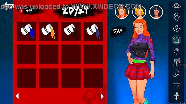 Hot Blonde & Redhead Totally Spies Girls Toy Each Other Moaning Loudly