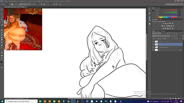 Sexy Big-Assed Anime Girl Shows Off Pussy And Feet In Digital Art Mastery