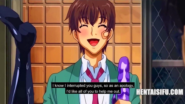 Rough Teacher Turns Anime Teens into Public Cum Buckets - Uncensored Orgy Hentai