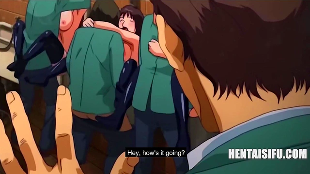 Rough Teacher Turns Anime Teens into Public Cum Buckets - Uncensored Orgy Hentai