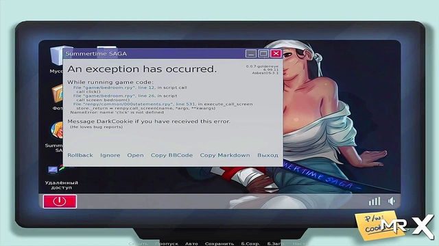 Teen Anime Cutie Learns French With naughty Summertime Saga Fun