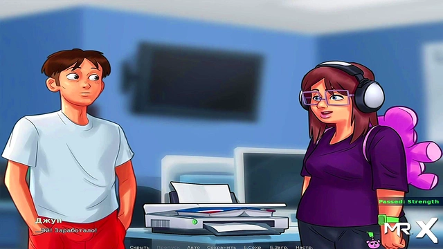 Teen Anime Cutie Learns French With naughty Summertime Saga Fun