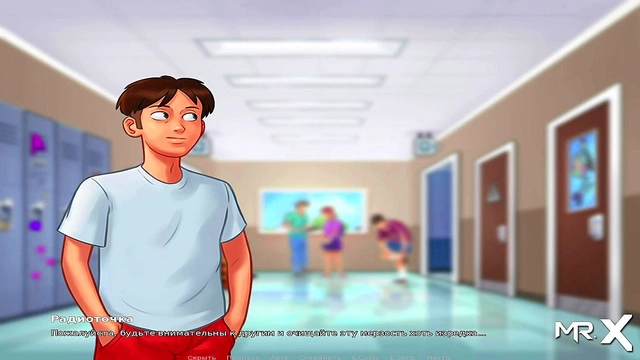 Teen Anime Cutie Learns French With naughty Summertime Saga Fun