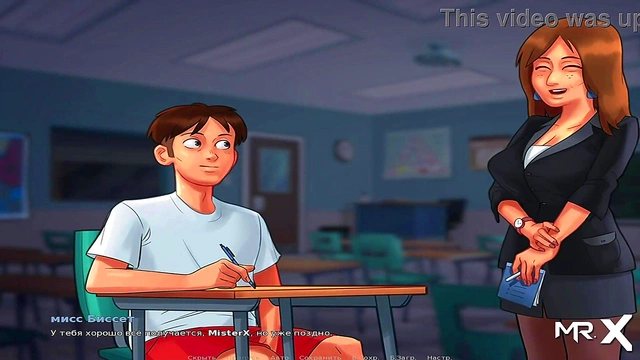 Teen Anime Cutie Learns French With naughty Summertime Saga Fun