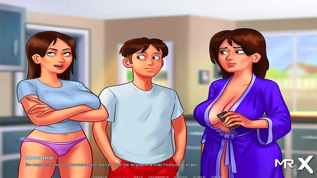 Big-Ass Anime Chick Fucks Uncensored in Summertime Saga Porn Game Adventure