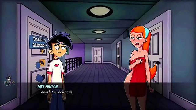 MILF Redhead Moans Loudly in Danny Phantom Anime Ghost Bondage Sex Scene