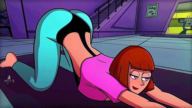 MILF Redhead Moans Loudly in Danny Phantom Anime Ghost Bondage Sex Scene