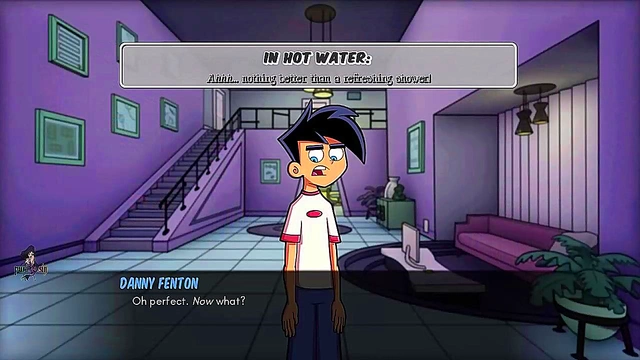 MILF Redhead Moans Loudly in Danny Phantom Anime Ghost Bondage Sex Scene